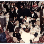 ROCK HALL ’87 INDUCTION DINNER BB KING TABLE HAND BALLARD SAM PHILLIPS AT RIGHT FB A1