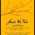 JUST WE TWO BY LARRY BRENNER AND DENNIS CHANDLER PLAYBILL COVER