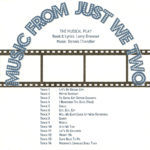 JUST WE TWO THE MUSICAL PLAY BY LARRY BRENNER AND DENNIS CHANDLER CD 1