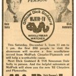 Woollybear Dick Goddard, Dale Solly, Dennis Chandler Promotion Ad
