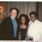 BILL DOGGET AND DENNIS CHANDLER WITH TONY WILLIAMS AT THEATRICALGRILL