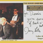 DENNIS CHANDLER ROCK HALL INDUCTEES LEIBER AND STOLLER SONGWRITERS COLLAGE