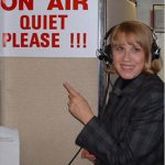 RADIO DAYS WELW LIZ CHANDLER ON AIR SIGN Aug crop1