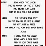 DENNIS CHANDLER PHIL SMOLUK SONG TOO MUCH TOO SOON LYRIC SHEET …