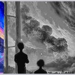 DENNIS CHANDLER PHIL SMOLUK SONG RIGHT HERE RIGHT NOW COLLAGE IN GRAY