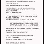 DENNIS CHANDLER COMPOSER JUST WE TWO SONG MARRY ME LYRIC SHEET